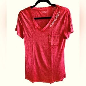 Peace & Pearls Burnout T-shirt Good Vibes